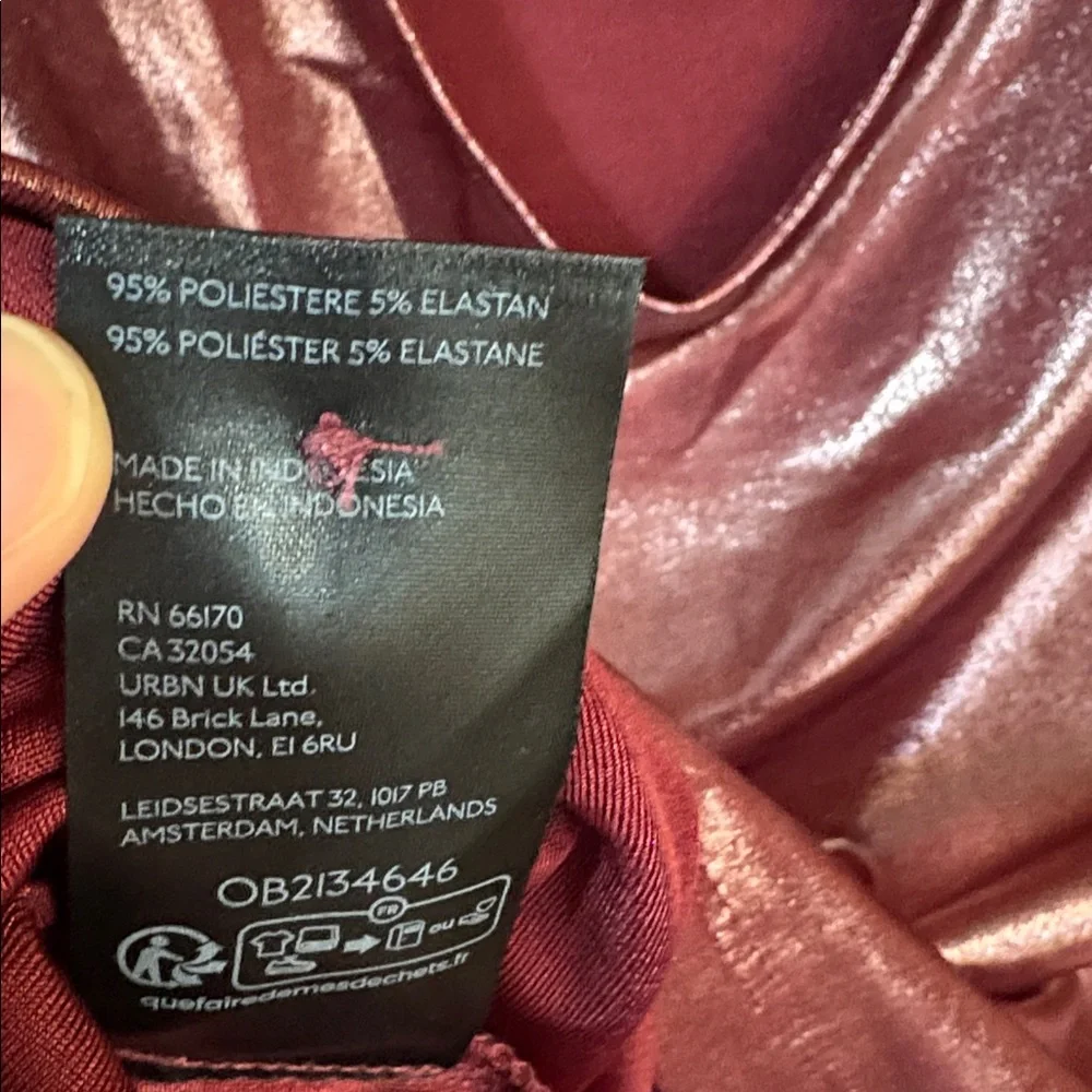 By Anthropologie Cowl-Neck Liquid Shine Top - Size XS - Picture 9 of 12